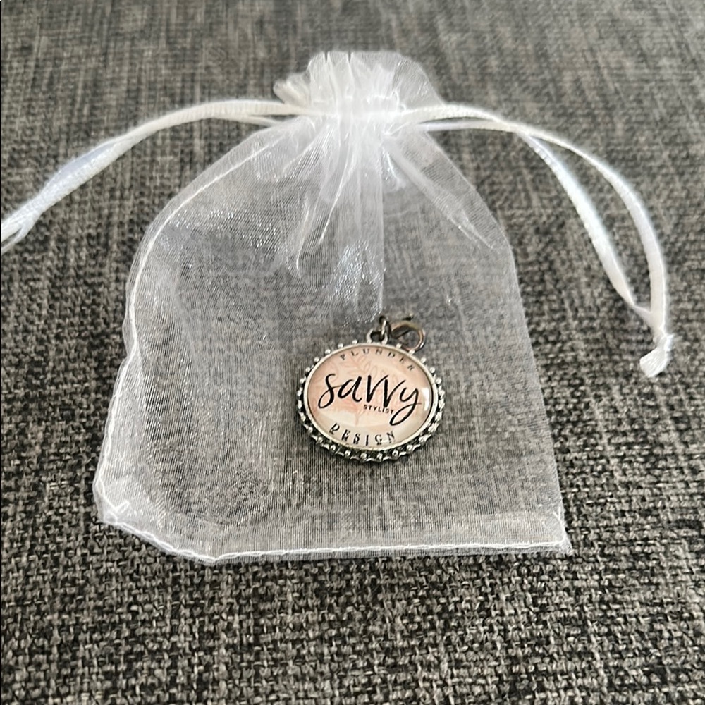 Plunder Savvy Silver Pendant Charm